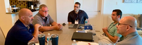 Photo of a one-on-one meeting